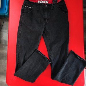 Metal Mulisha Bosch Jeans distressed black men's size 32x30